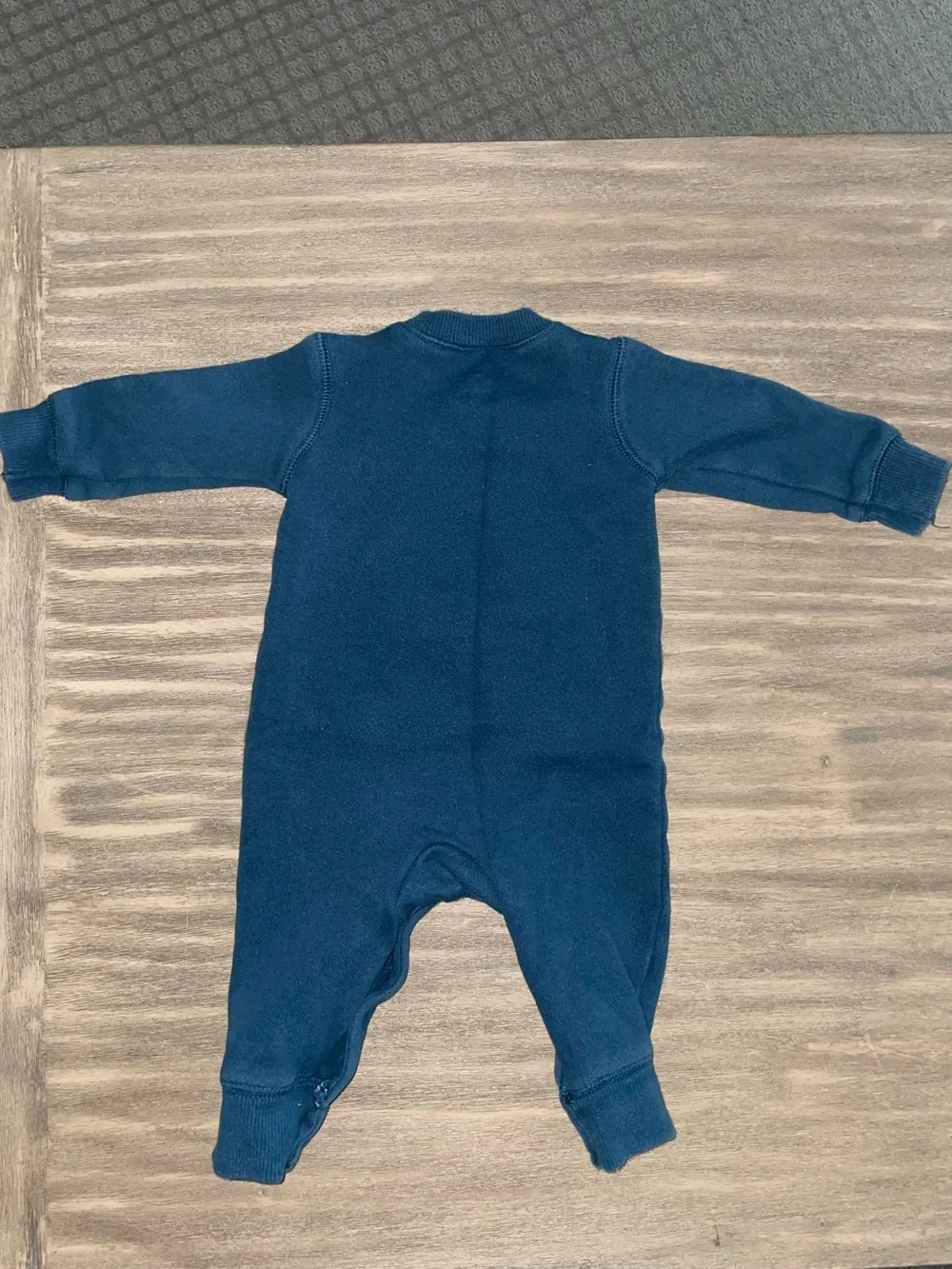 Carter's Navy Blue 'Handsome Like My Daddy' Hoodie Romper